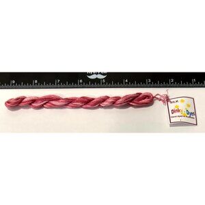 Dinky Dyes # 01 Raspberry Ripple 100% Silk Embroidery Thread Cross Stitch